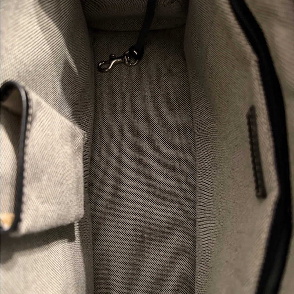 Dooney & Bourke Signature Monogram Double Pocket Satchel/Tote - Picture 9 of 9